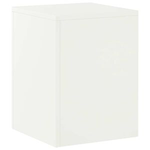vidaXL Stojak na rośliny Biały 30 x 30 x 40 cm Stal