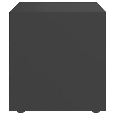 vidaXL Szafki pod telewizor, 4 szt., szare, 37x35x37 cm, płyta wiórowa