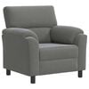 vidaXL Sofa ciemnoszary 94 x 85 x 93 cm Welur