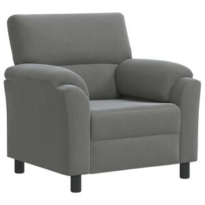 vidaXL Sofa ciemnoszary 94 x 85 x 93 cm Welur