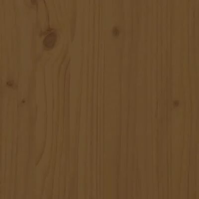 vidaXL Wezgłowie łóżka, miodowy brąz, 145,5x4x100 cm, lita sosna