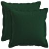 vidaXL Poszewka na poduszkę 2 pcs HOUTEN Ciemnozielony 35 x 35 cm