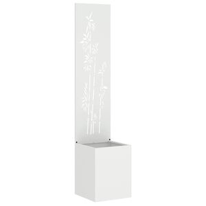 vidaXL Ekran zapewniający prywatność w ogrodzie Biały 32 x 32 x 150 cm