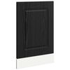 vidaXL Front do zmywarki Kalmar Czarny Dąb 45 x 1,5 x 57 cm