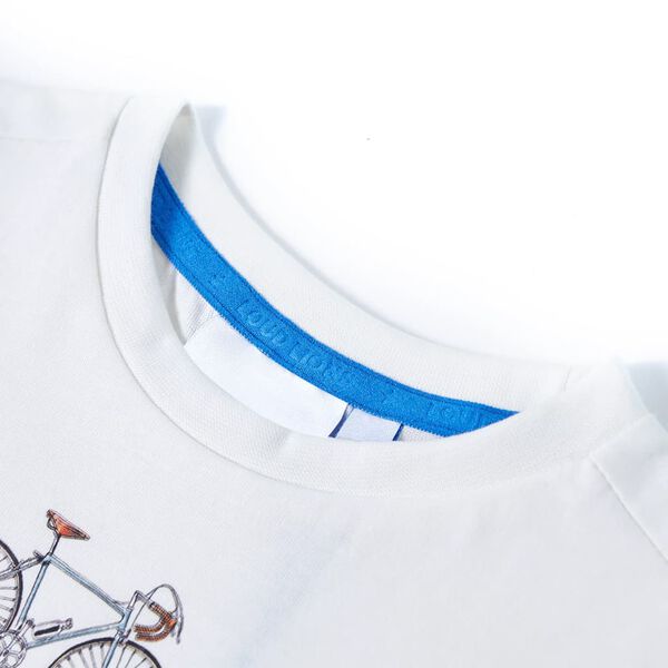 Koszulka dziecięca, ecru, 128