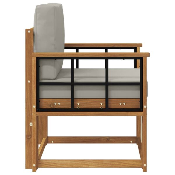 vidaXL Sofa na zewnątrz Lite drewno akacjowe i poliester