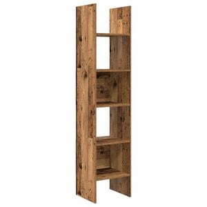 vidaXL Szafka na książki 5 poziomy 40 x 35 x 180 cm Stare drewno