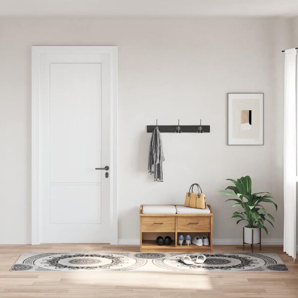 vidaXL Dywan z możliwością prania, 80x300 cm, kolorowy, antypoślizgowy