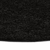 vidaXL Dywan shaggy, 160 cm, czarny