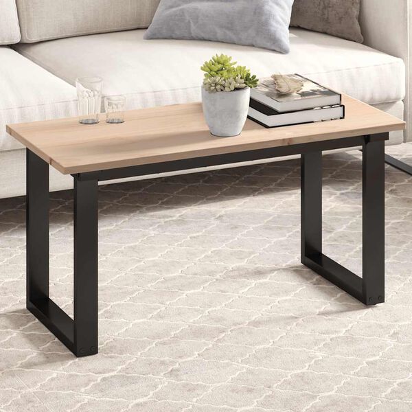 vidaXL Blat do stołu, 90x40x1,7 cm, prostokątny, lite drewno sosnowe