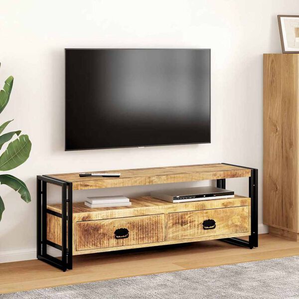 vidaXL Szafka pod TV, 120x35x45 cm, lite drewno mango