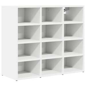 vidaXL Szafka na buty 77,5 x 30 x 67 cm Drewno inżynieryjne Biały