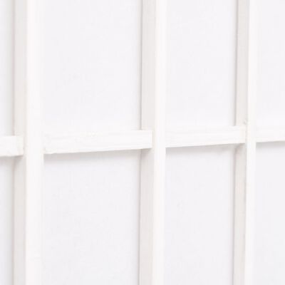 vidaXL Składany parawan 3-panelowy w stylu japońskim, 120x170, biały