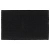 vidaXL Wycieraczka, czarna, 50x80 cm, włókno kokosowe, tuftowana