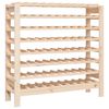 vidaXL Stojak na wino, 109,5x30x107,5 cm, lite drewno sosnowe