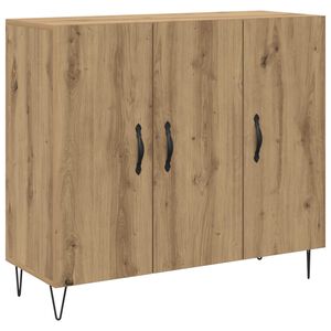 vidaXL Bufet Dąb rzemieślniczy 90 x 32,5 x 80 cm Drewno inżynieryjne
