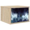 vidaXL Ścienny stolik nocny RAALTE dąb Sonoma 36 x 33 x 25 cm