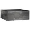 vidaXL Pokrowce na meble ogrodowe, 2 szt., 16 oczek, 250x250x90 cm
