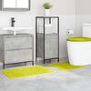 vidaXL Zestaw mat łazienkowych antypoślizgowych 3 pcs Zielony PP