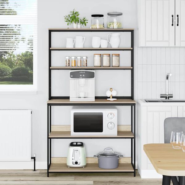 vidaXL P&oacute;łka kuchenna Dąb Sonoma 100 x 40 x 168 cm