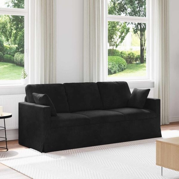 vidaXL Sofa Czarny