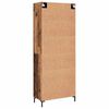 vidaXL Highboard Montowane na ścianie Stare drewno 69,5 x 34 x 180 cm