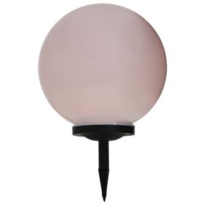 vidaXL Kulista lampa solarna na zewnątrz, LED, 40 cm, RGB
