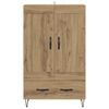 vidaXL Highboard z szufladą Dąb rzemieślniczy 69,5 x 31 x 115 cm