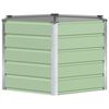 vidaXL Donica Pastelowa zieleń 129 x 129 x 75 cm Stal