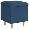 vidaXL Ottoman z przechowalnią Niebieski 40 x 40 x 45 cm tkanina
