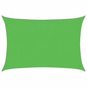 vidaXL Żagiel przeciwsłoneczny, 160 g/m&sup2;, jasnozielony, 2x2,5 m, HDPE