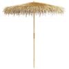 Parasol ogrodowy z bambusa i bananowych liści, 270 cm