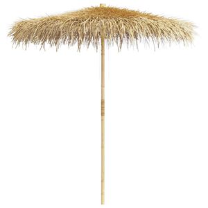 Parasol ogrodowy z bambusa i bananowych liści, 270 cm