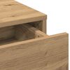 vidaXL Toaletka z szufladą z p&oacute;łką Dąb rzemieślniczy 50 x 41 x 140 cm