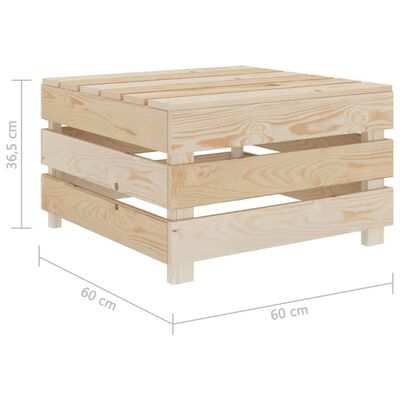 vidaXL 6-cz. zestaw mebli wypoczynkowych do ogrodu, palety z drewna