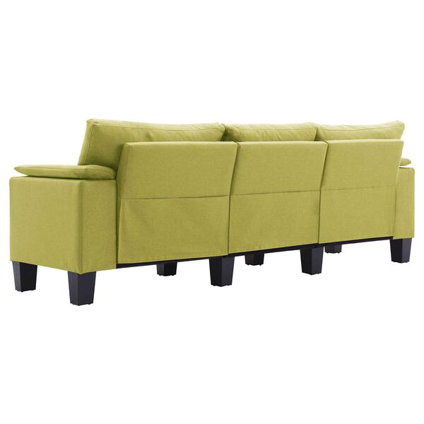 vidaXL Sofa Zielony tkanina