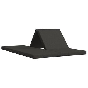 vidaXL Składana Sofa Ł&oacute;żko 70 x 67 x 48 cm ciemnoszary
