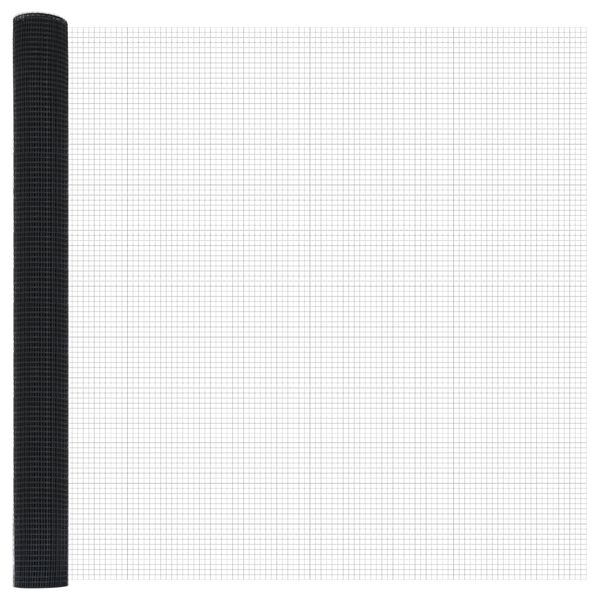 vidaXL Spawana siatka ogrodzeniowa Szary 0.4 x 10 m