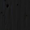 vidaXL Ł&oacute;żko dzienne rozsuwane, czarne, 90x200 cm, lite drewno sosnowe