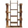 vidaXL Regał na książki, stare drewno, 86x25,5x140 cm