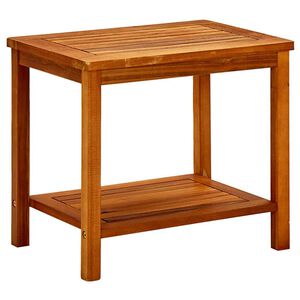 vidaXL Stolik kawowy, 50x35x45 cm, lite drewno akacjowe