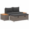 vidaXL Zestaw sof na zewnątrz 4 -Seater 4 szt. 55 x 30 x 39 cm