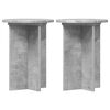 vidaXL Stojak na rośliny 2 pcs Betonowy szary &Oslash;29,5 x 40 cm