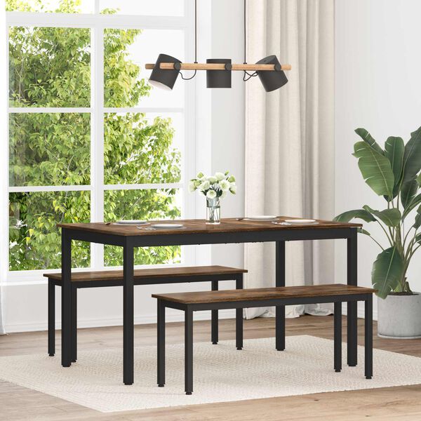 vidaXL Stoły do jadalni METAL