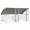 vidaXL Klatka dla kur 2 szt. Srebrny 400 x 200 x 200 cm