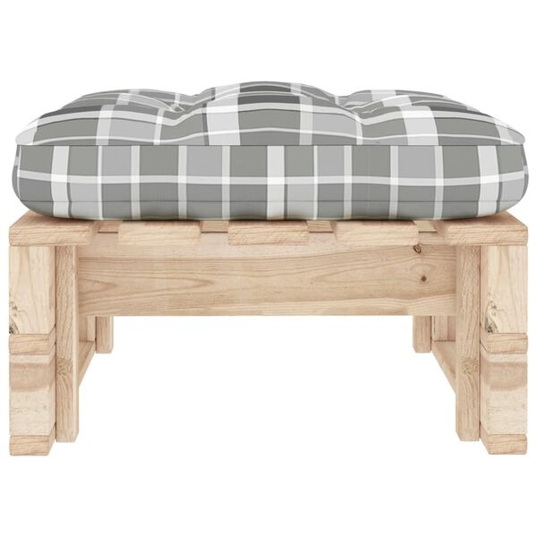 vidaXL Ogrodowy stołek z palet, impregnowane drewno sosnowe