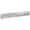 vidaXL Krawężnik do trawnika 10 szt. 100 x 15 cm Stal srebrny