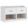 vidaXL Ławka do przedpokoju "SANDNES" 87x40x50 cm Drewno lite Sosna