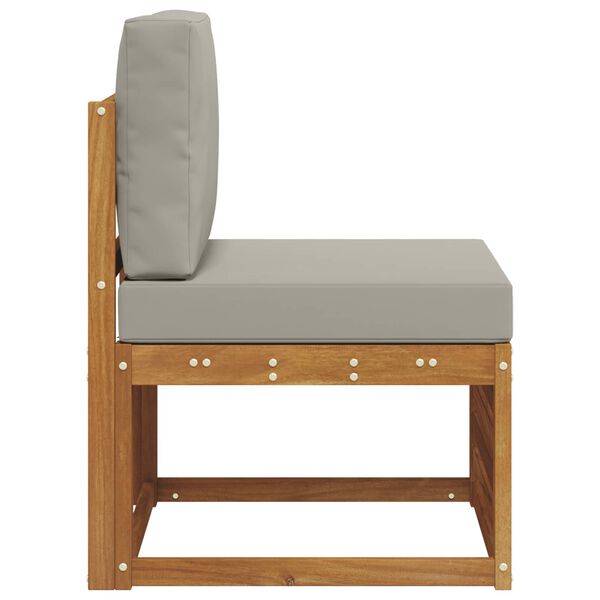 vidaXL Środkowa sofa ogrodowa Lite Drewno Akacji Naturalny