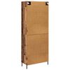 vidaXL Highboard 2 pcs Stare drewno Materiał drewnopochodny